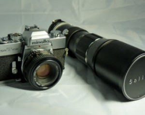 Minolta srt 102 with lenses